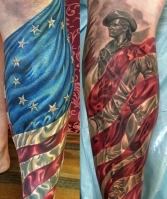 Flag/Minuteman lower leg sleeve