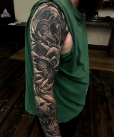 Dark art sleeve...Some of my favorite work